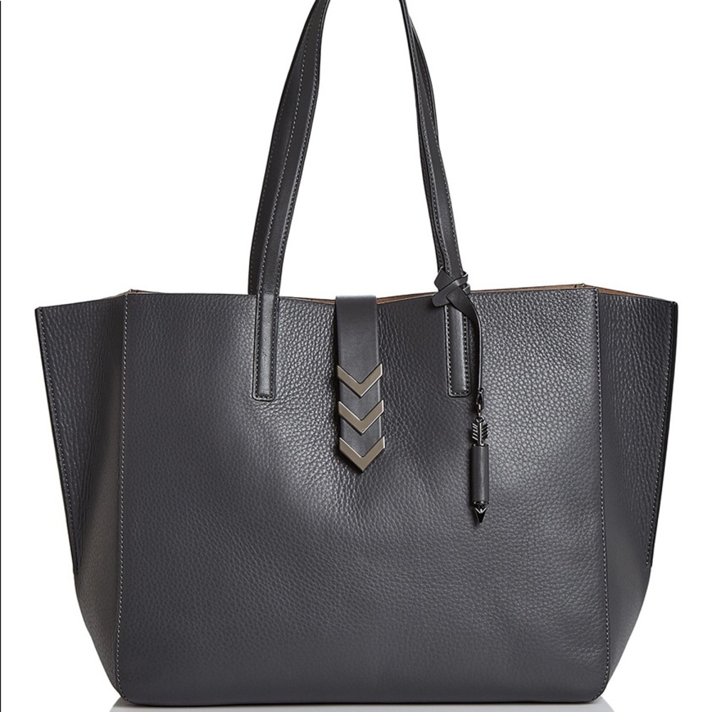 Mackage Aggie Tote in gunmetal grey